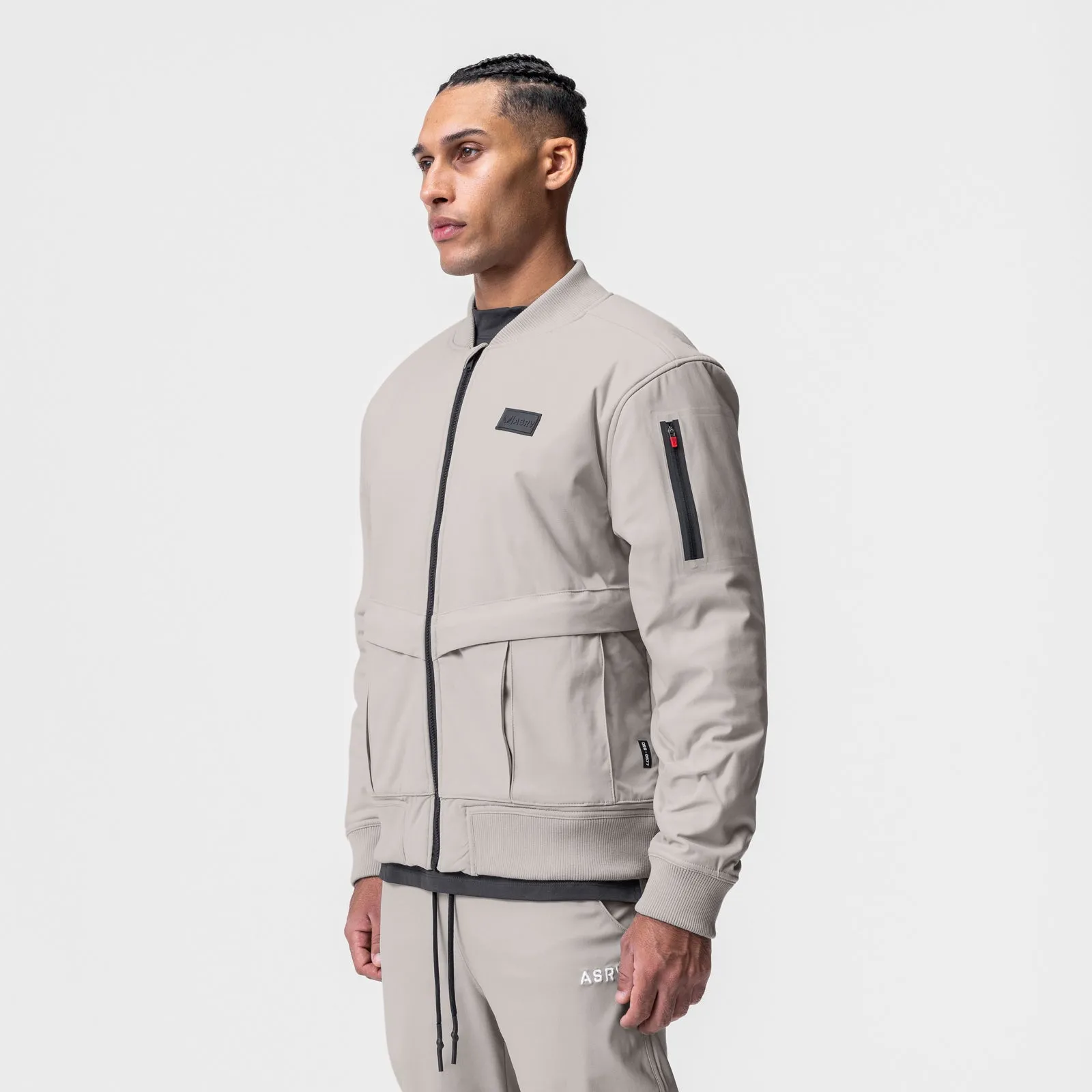 0677. Kinterra™ Weatherproof Bomber Jacket - Chai