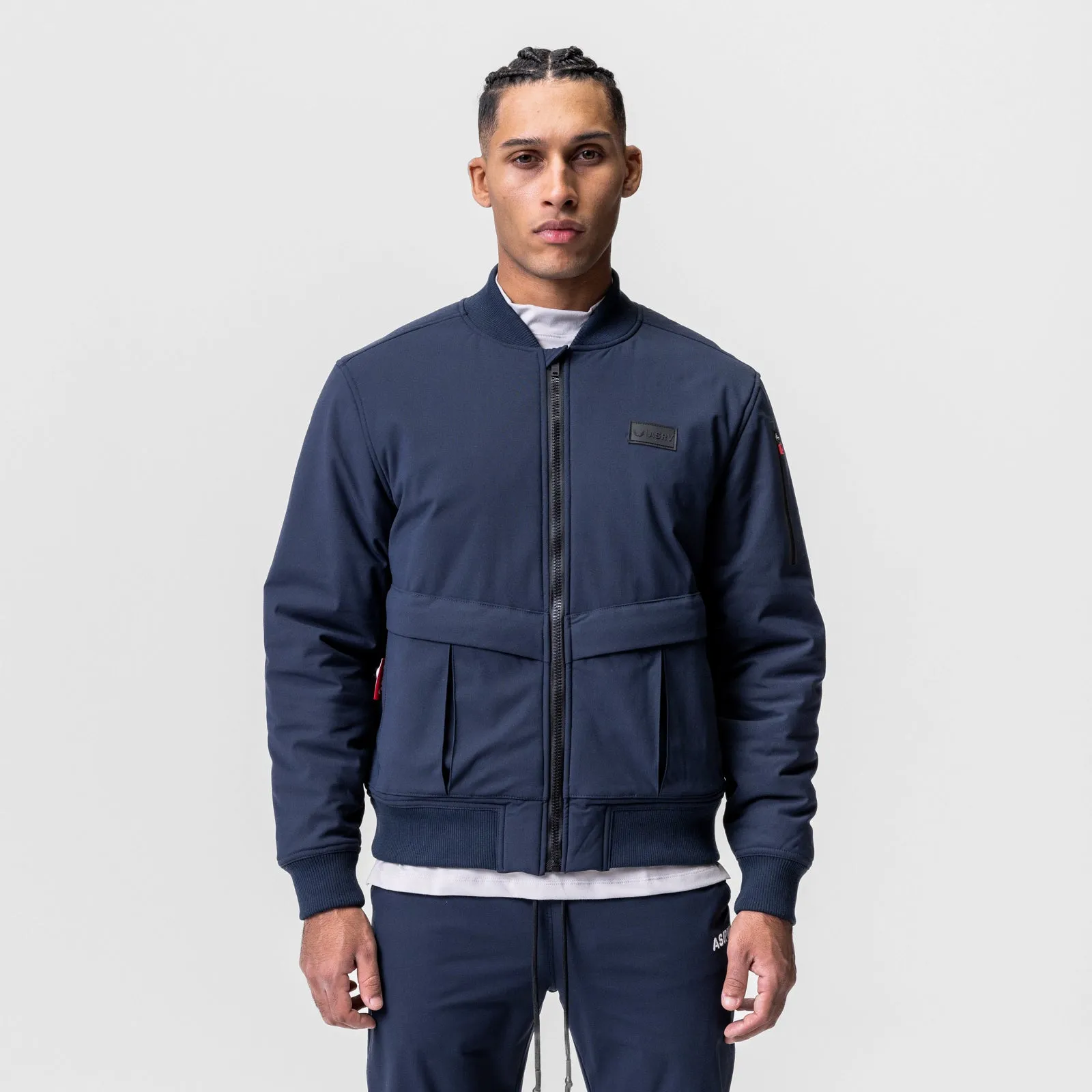 0677. Kinterra™ Weatherproof Bomber Jacket - Navy