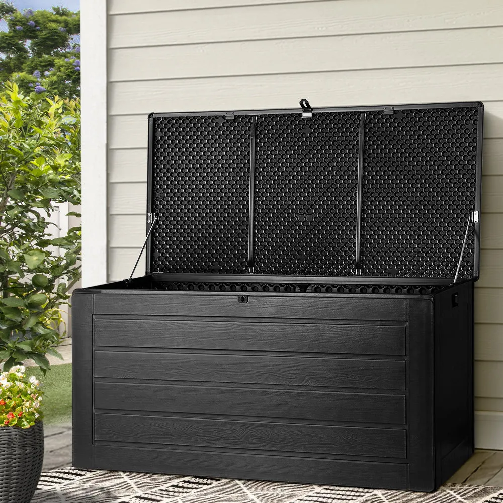 680L Weather-Resistant Lockable Storage Box Bench - Gardeon