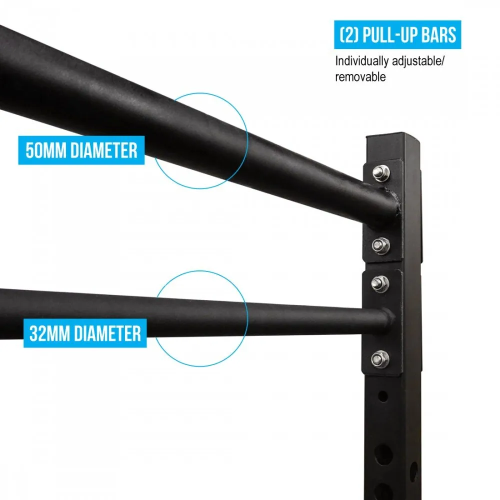 7'10" Guillotine: Squat Rack and Pull-Up Bar Combo (Get RX'D)