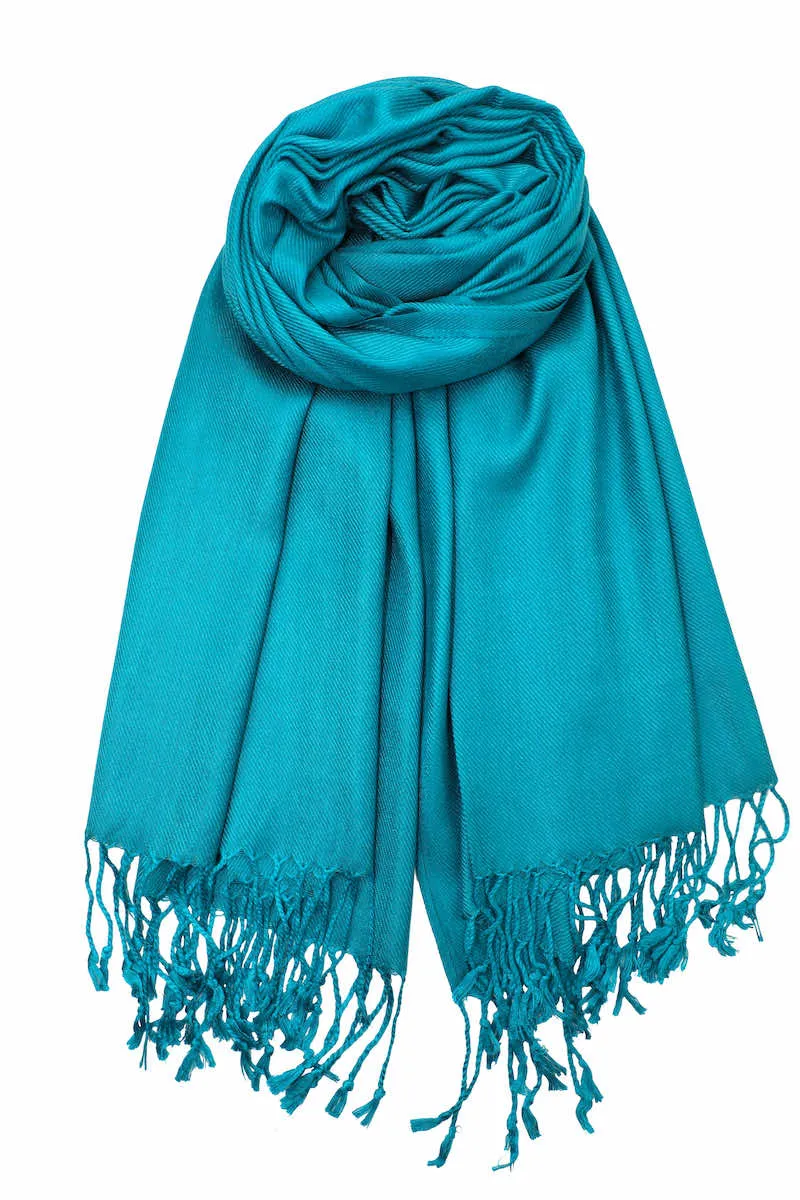 Achillea Large Soft Silky Pashmina Scarf Shawl Wrap in Solid Colors (30 Colors) Group 1