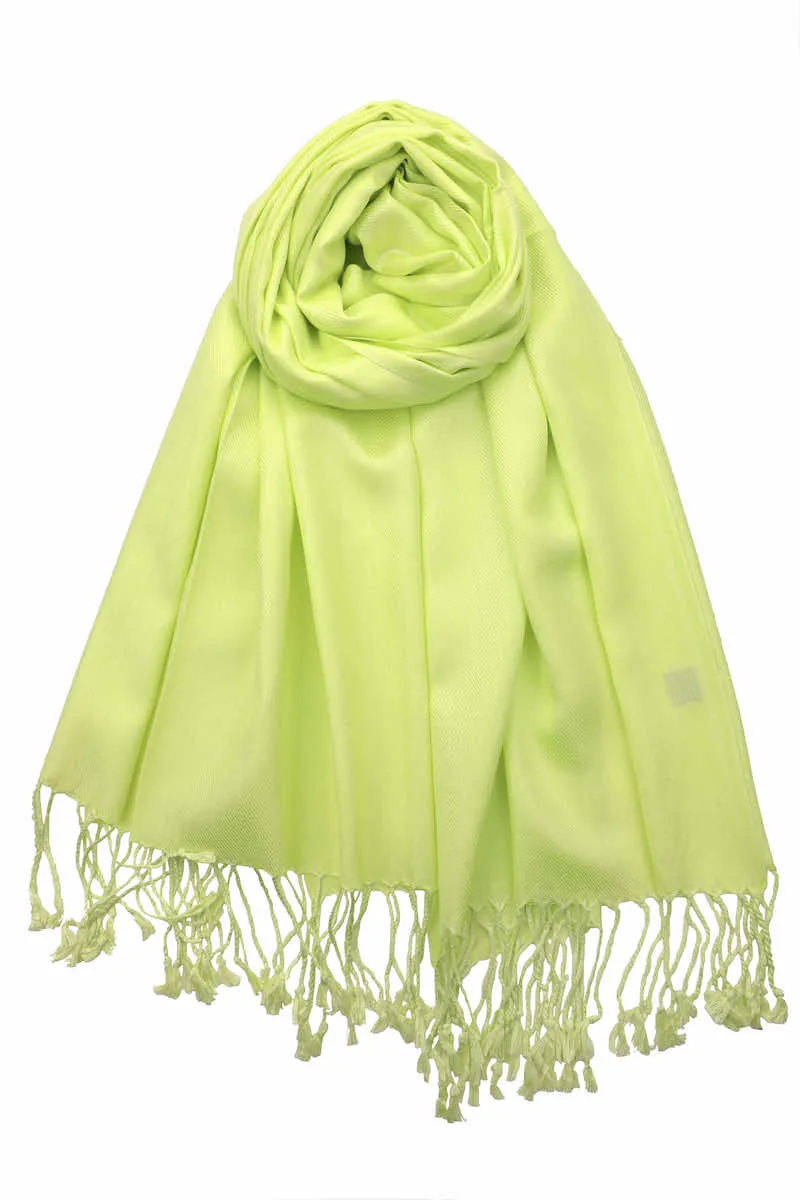 Achillea Large Soft Silky Pashmina Scarf Shawl Wrap in Solid Colors (30 Colors) Group 1