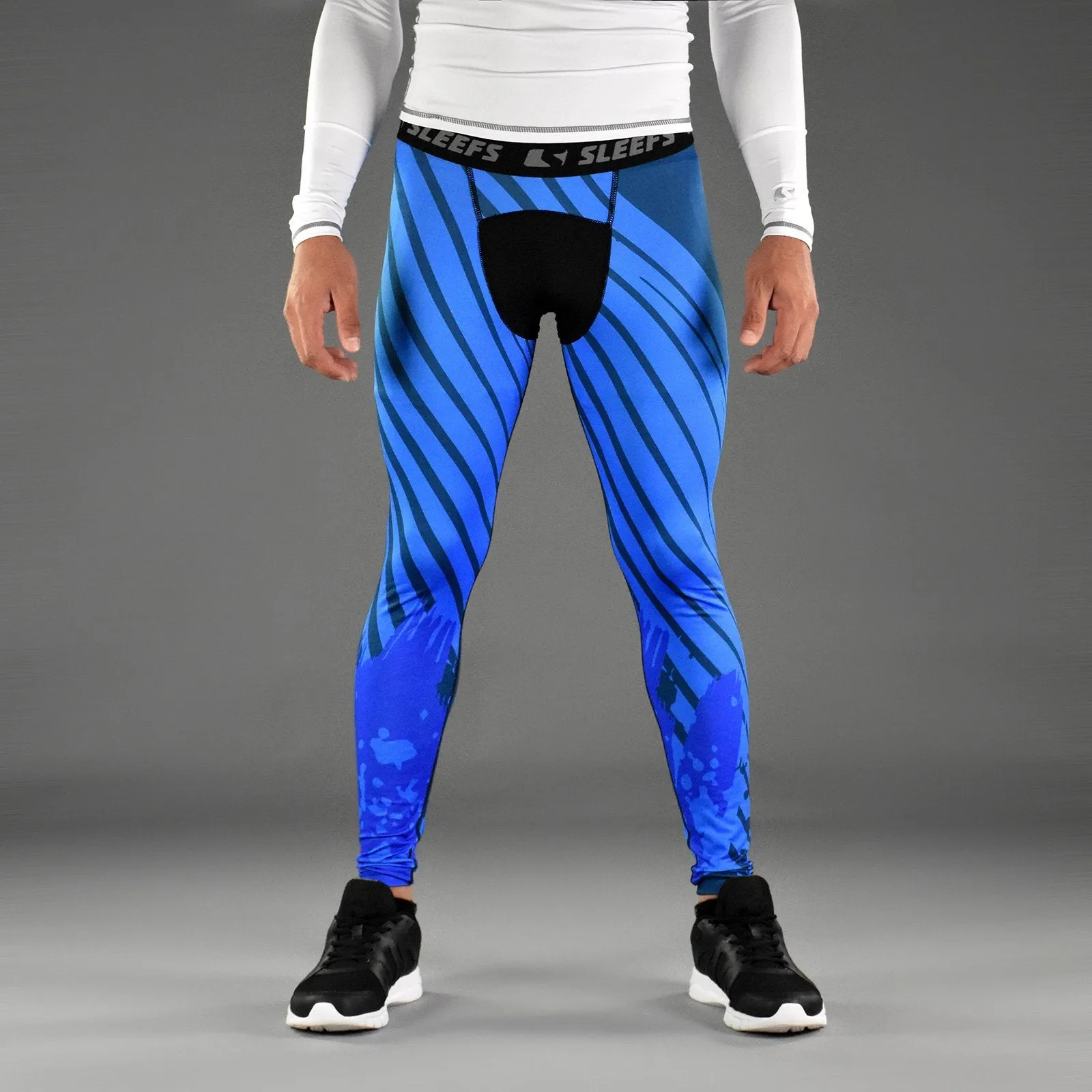 Aerial Blue compression tights / leggings