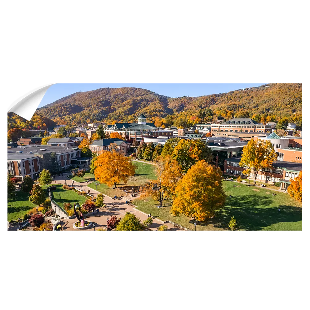 Appalachian State Mountaineers - Campus Fall Colors Panoramic