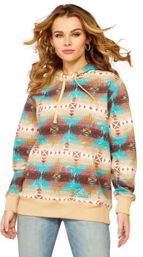 Ariat Women's Serrano Southwest Print Lunas Hoodie