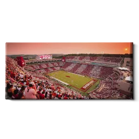 Arkansas Razorbacks - Aerial Donald W. Reynolds Razorback Stadium Stripe Out Panoramic