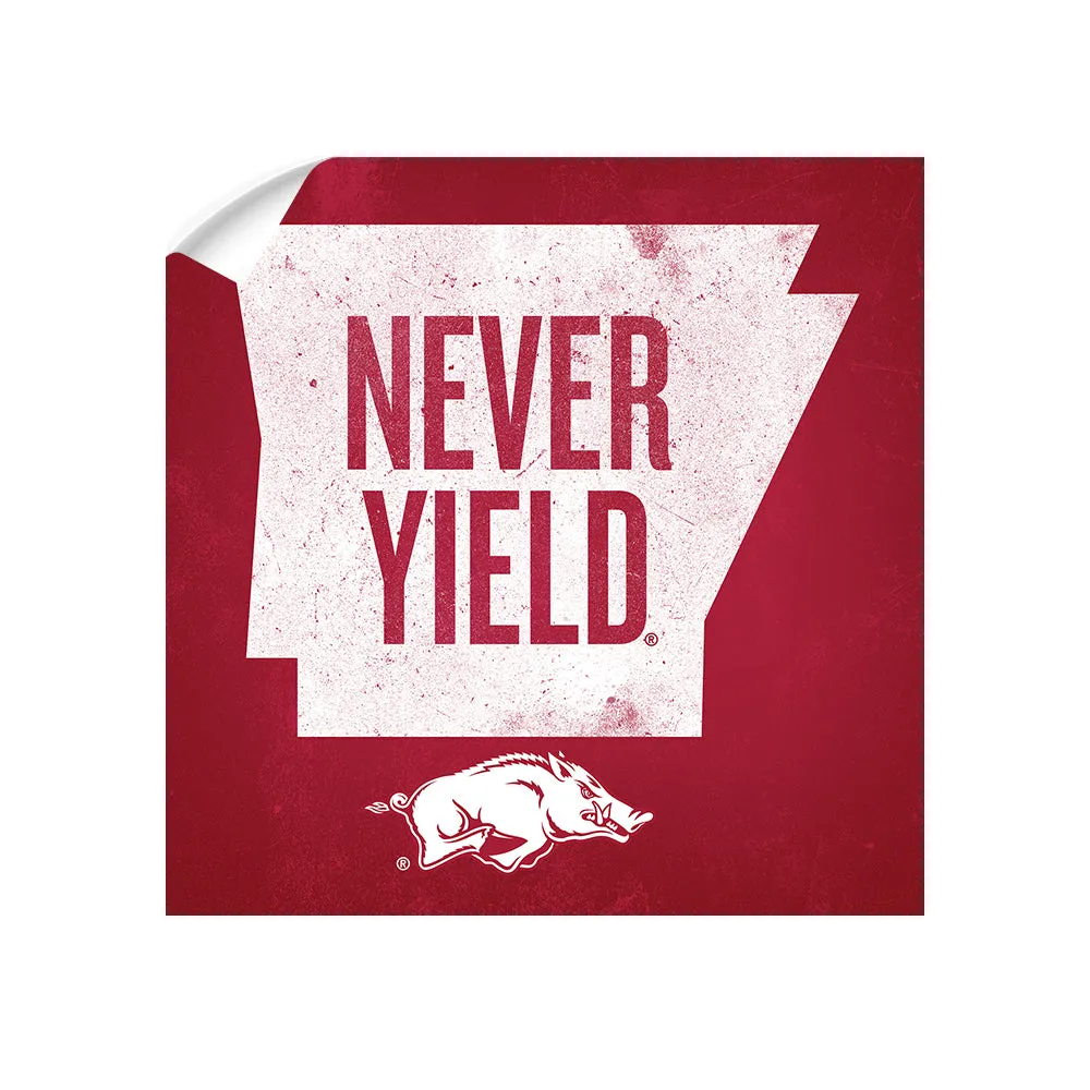 Arkansas Razorbacks - Arkansas Never Yield State