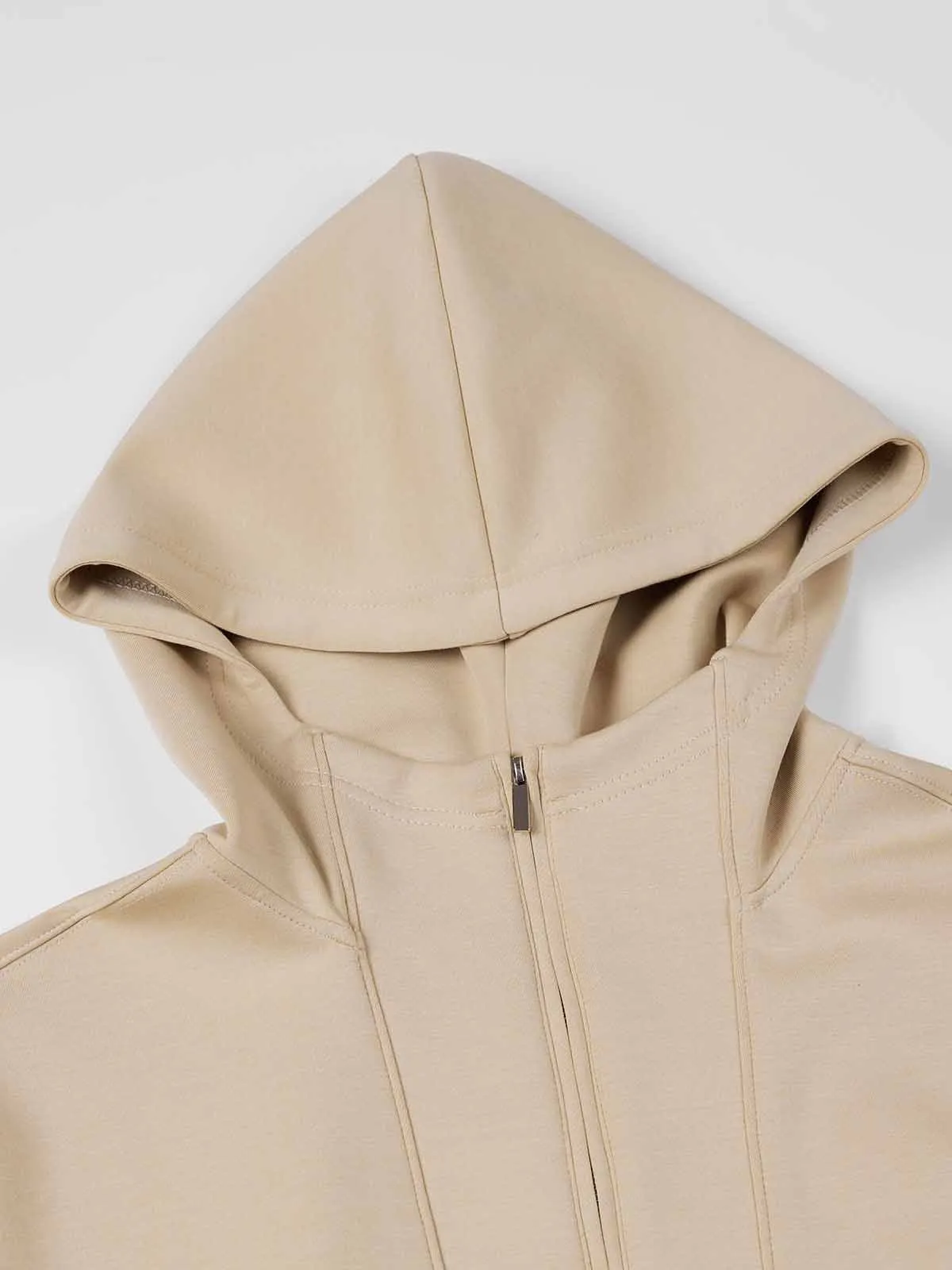 ASOBIO Cozy Drop Shoulder Half-Zip Pullover Hoodie