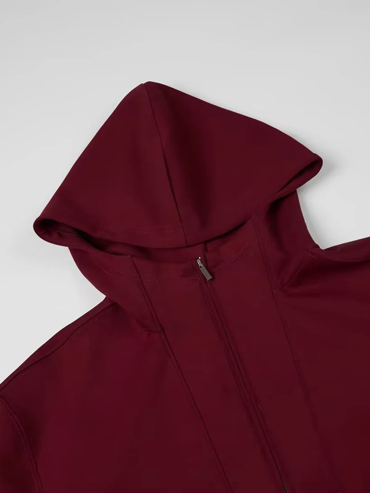 ASOBIO Cozy Drop Shoulder Half-Zip Pullover Hoodie