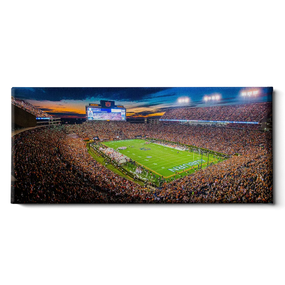 Auburn Tigers - Auburn Lights Panoramic