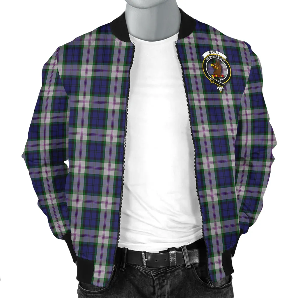 Baird Dress Tartan Bomber Jacket with Family Crest