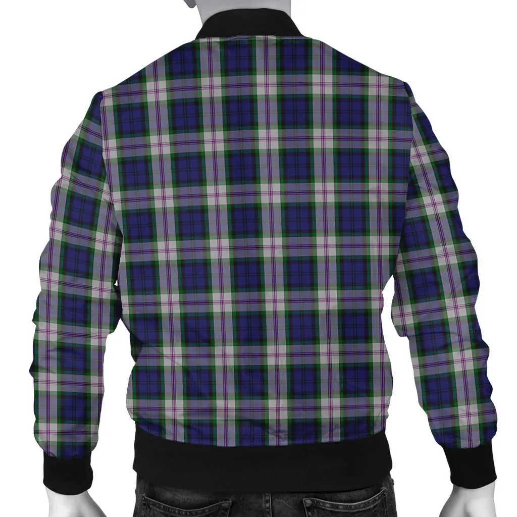 Baird Dress Tartan Bomber Jacket with Family Crest