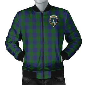 Barclay Tartan Bomber Jacket with Family Crest