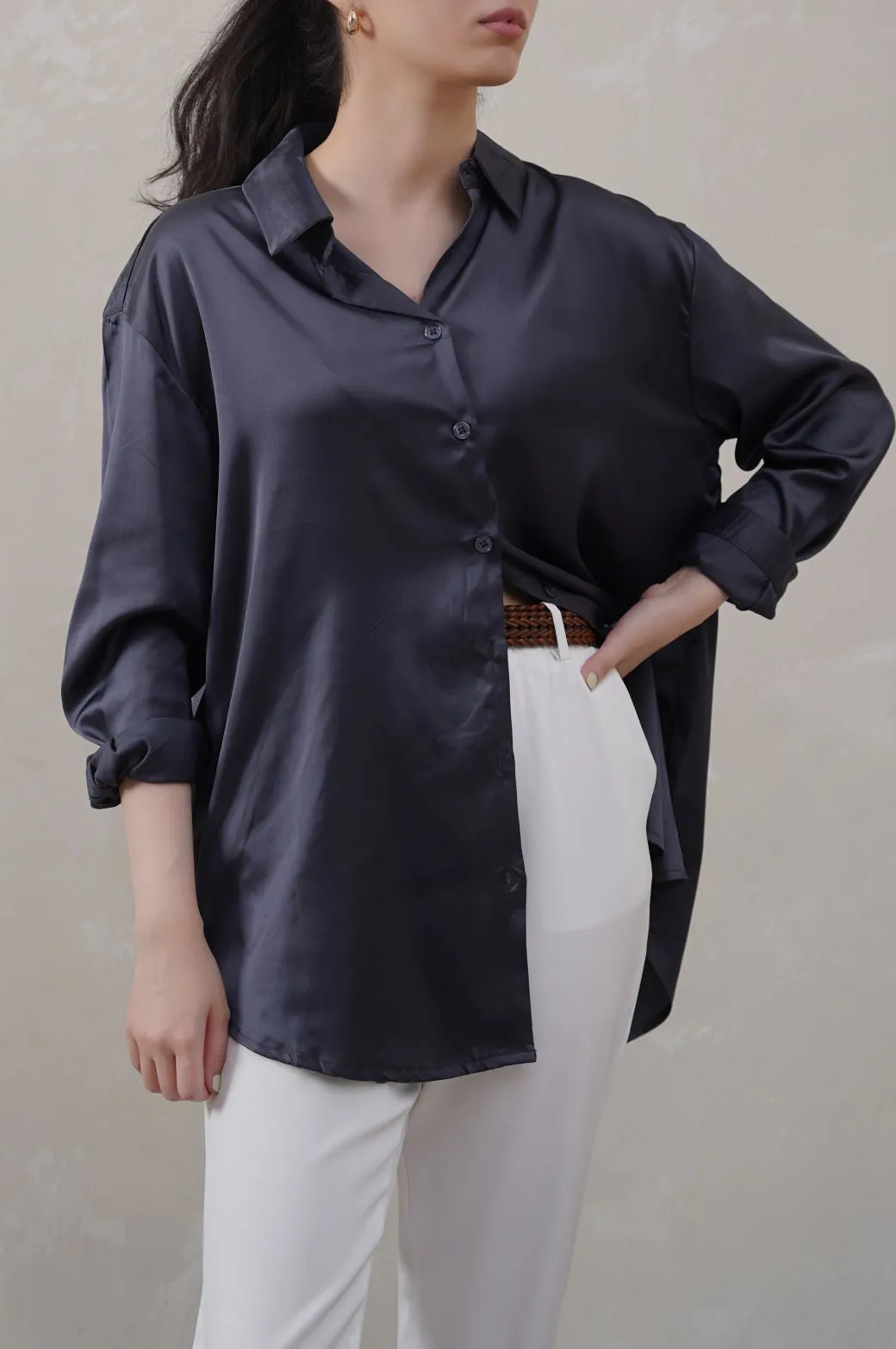 BASIC SILK SHIRT