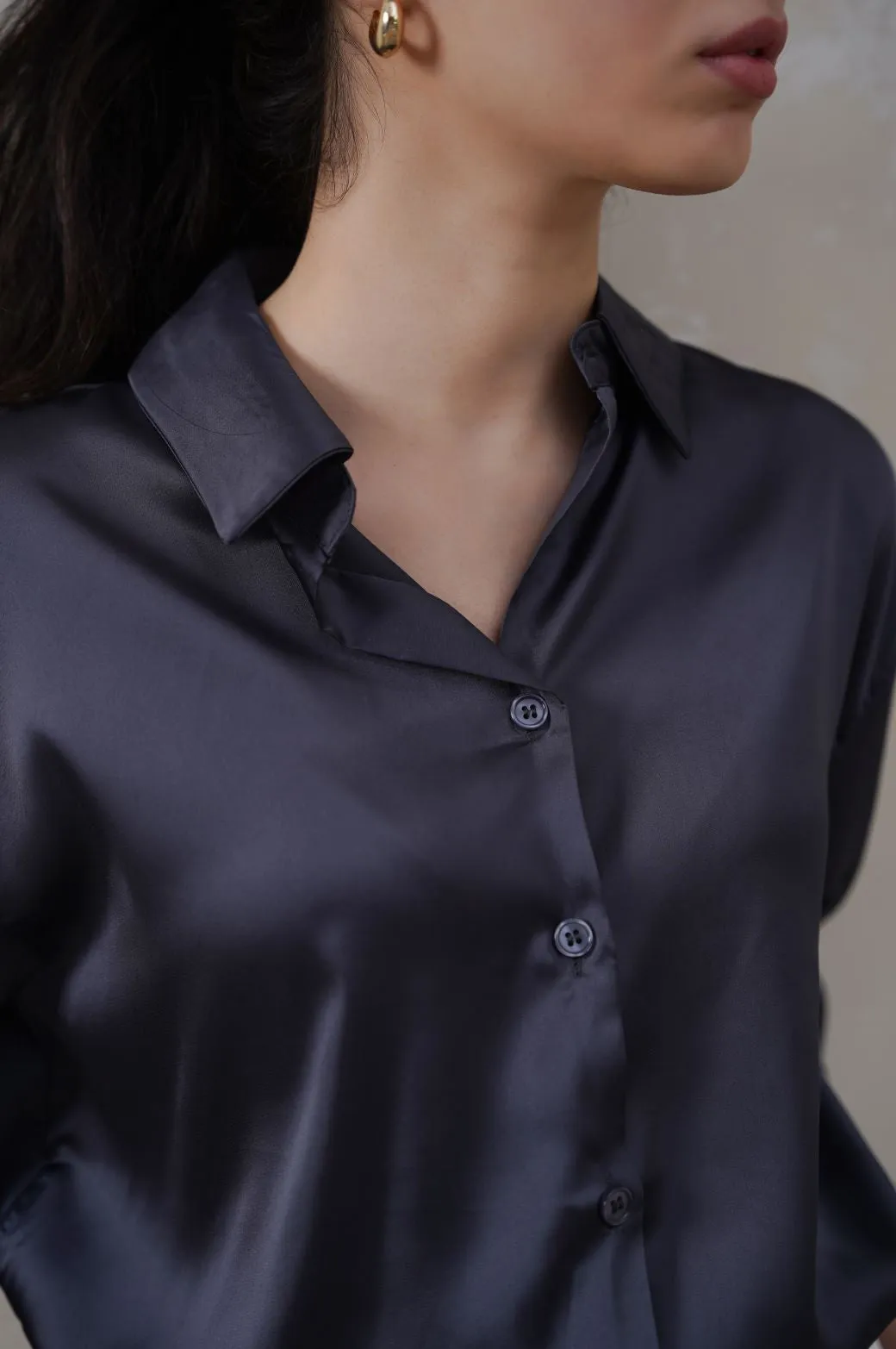 BASIC SILK SHIRT