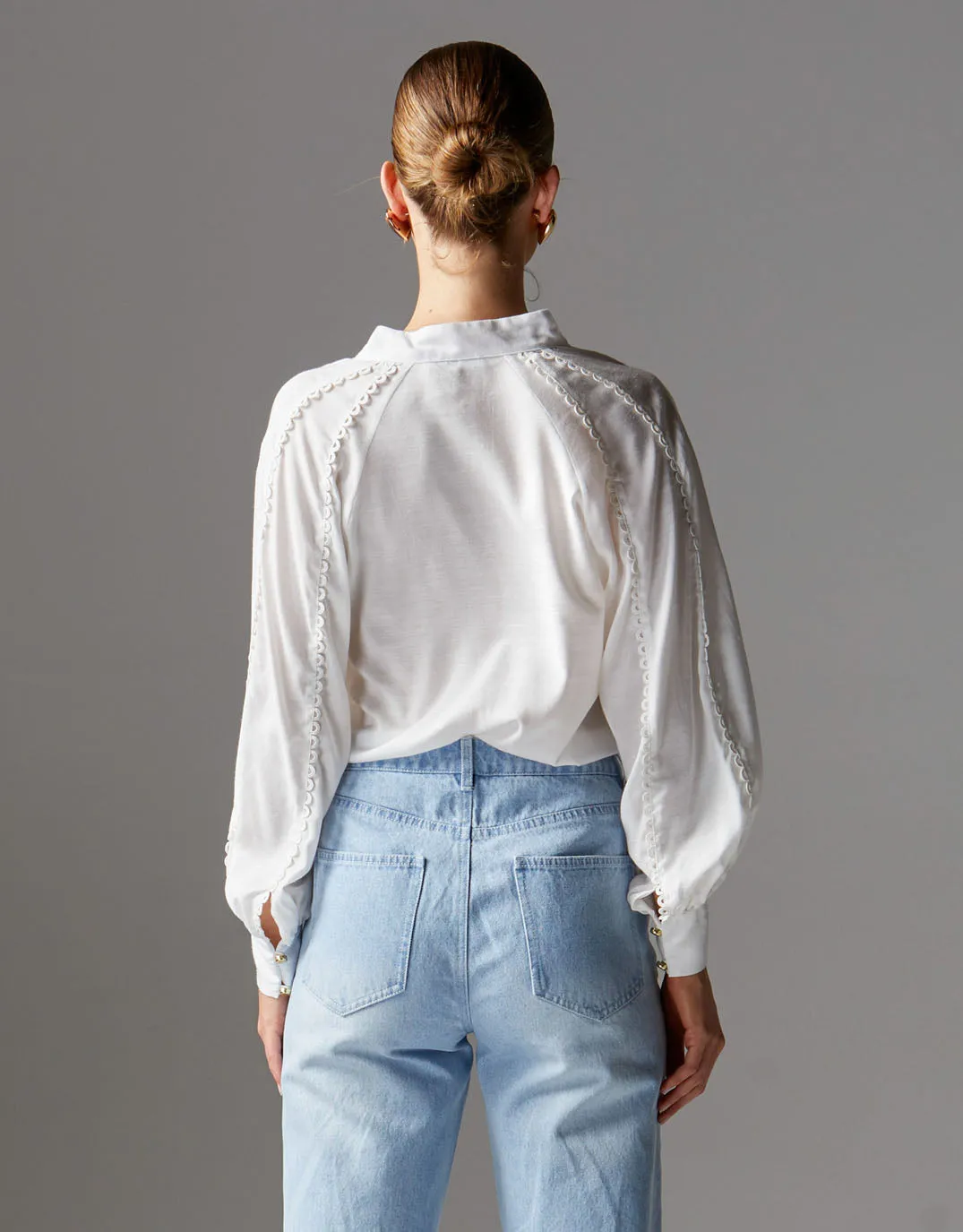 Berry Kiss Blouse - Ivory