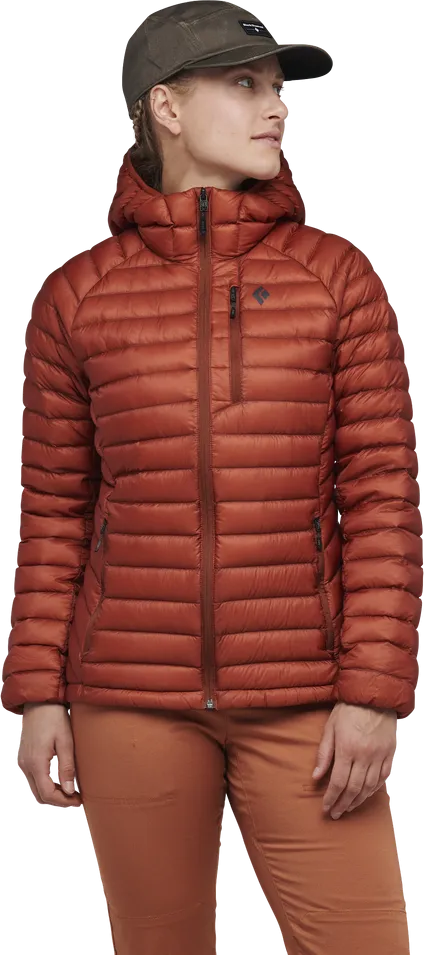 Black Diamond Women&#x27;s Approach Down Hoody Burnt Sienna | Buy Black Diamond Women&#x27;s Approach Down Hoody Burnt Sienna here | Outnorth