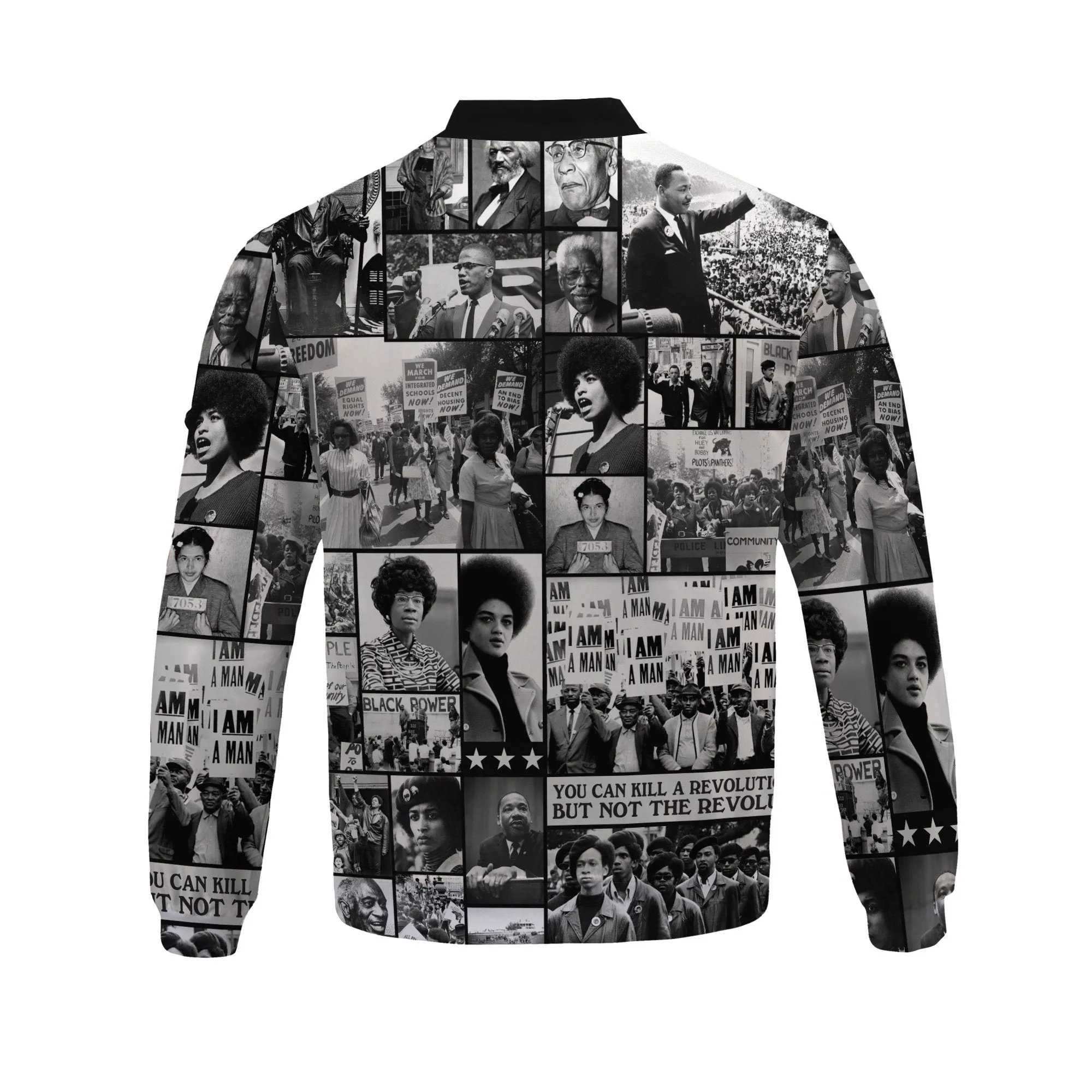 Black Power Images Bomber Jacket