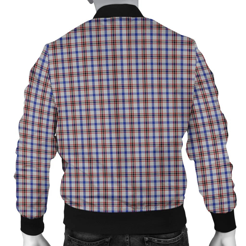 Boswell Tartan Bomber Jacket with Family Crest