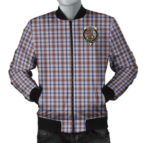 Boswell Tartan Bomber Jacket with Family Crest