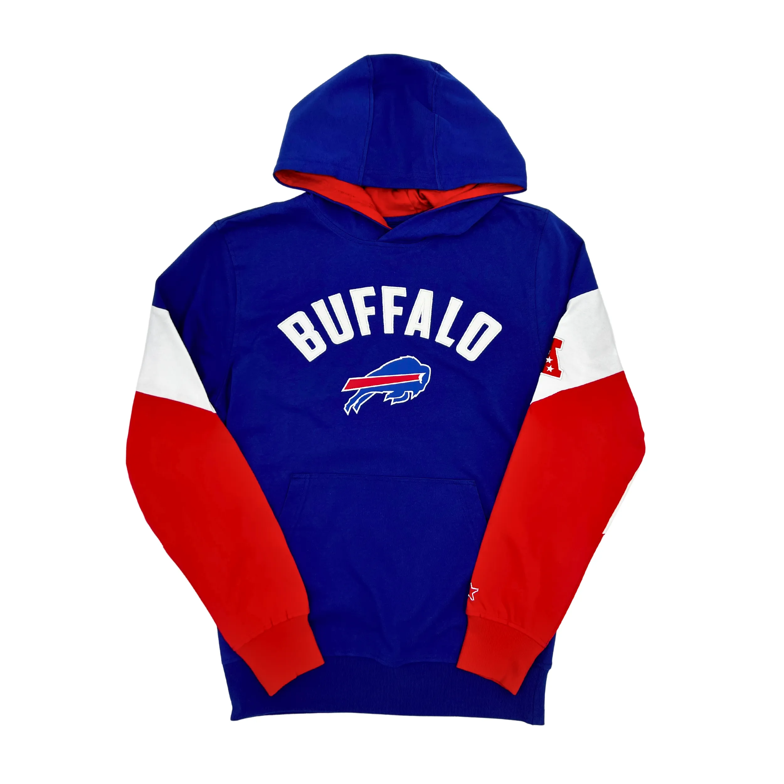 Buffalo Bills Colorblock Starter Pullover Hoodie