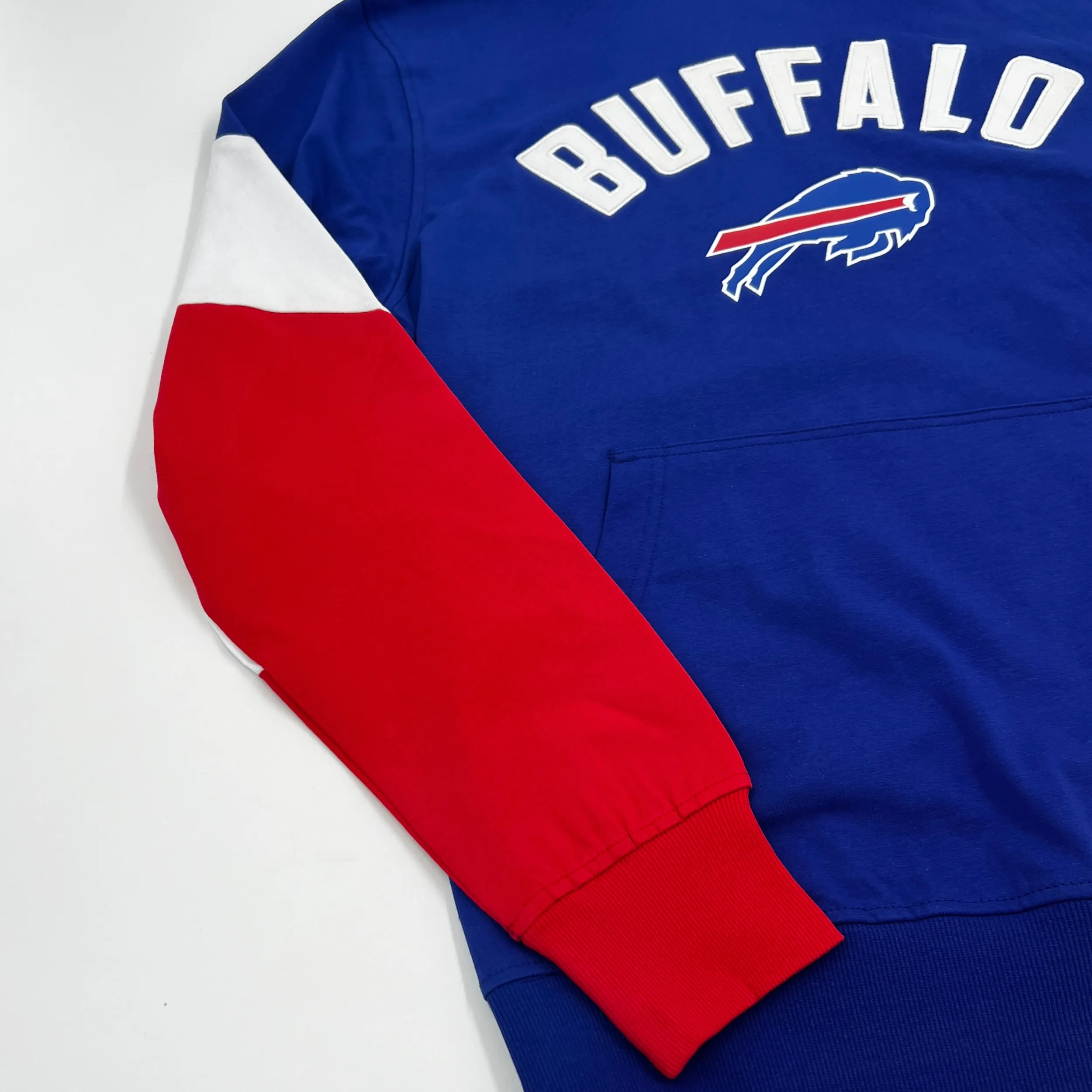 Buffalo Bills Colorblock Starter Pullover Hoodie