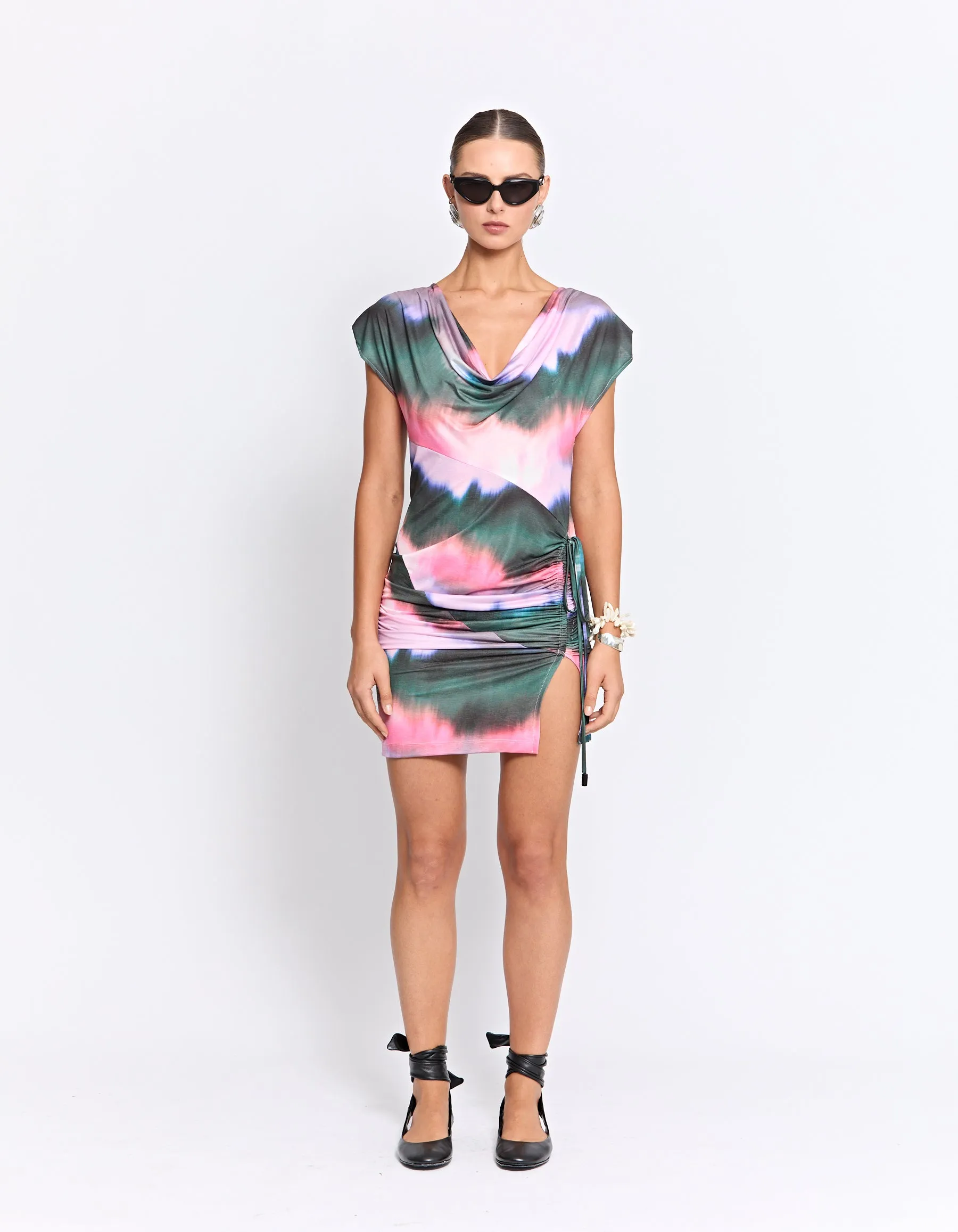 CALLOWAY REVERSIBLE MINI DRESS | PINK HAZE