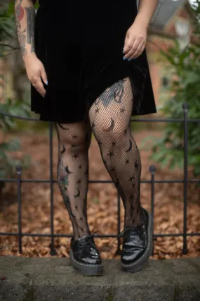 Celestial Net Tights