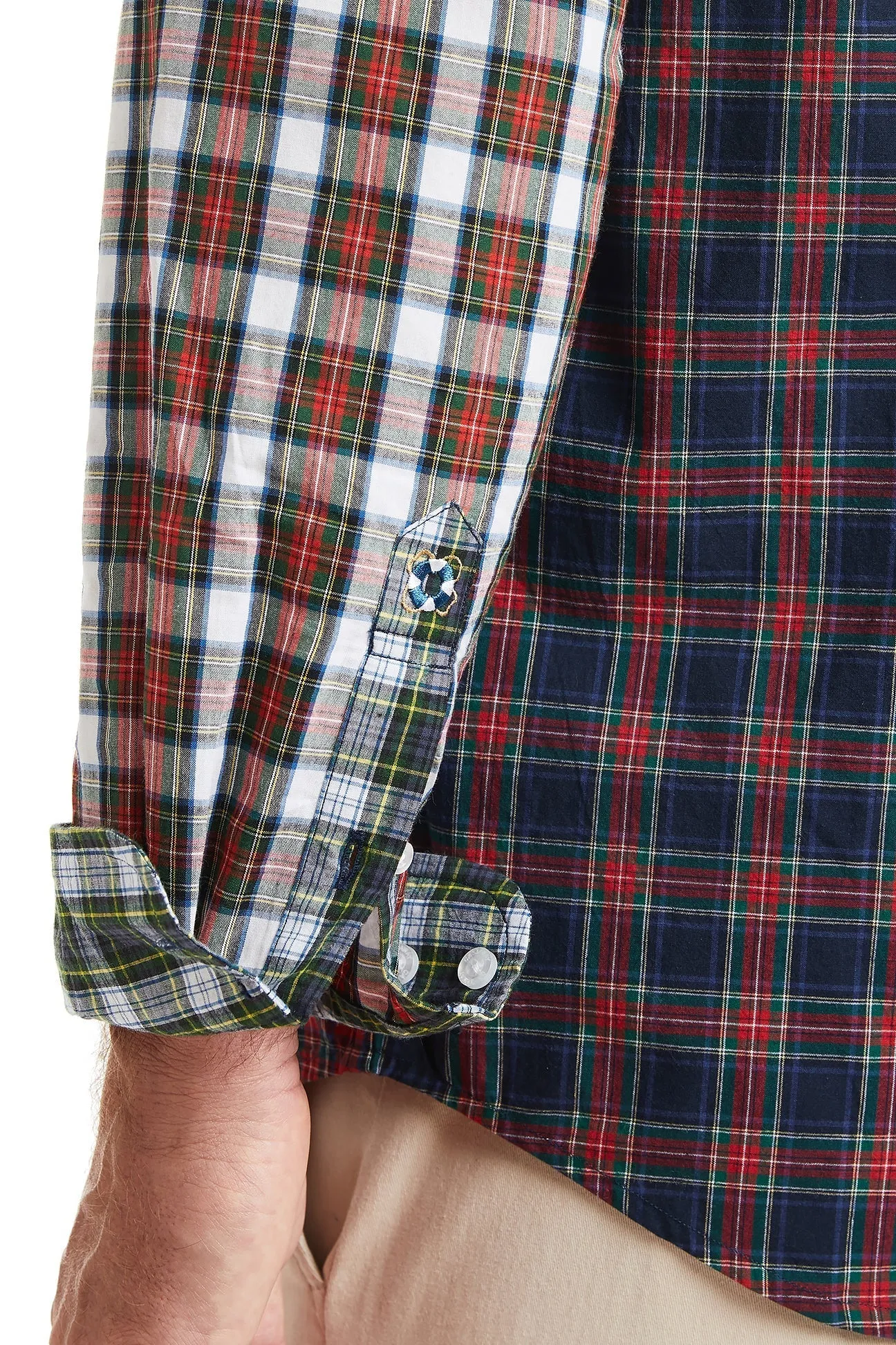 Chase Shirt Party Panel Tartan Plaid