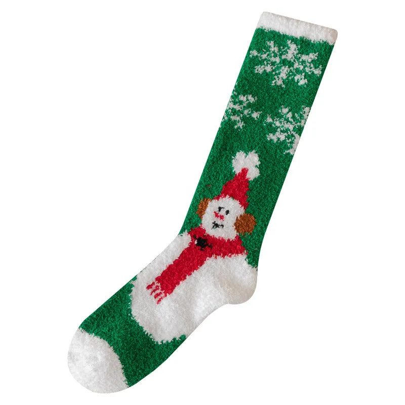 🎅Christmas Sale🎄 New Coral Velvet Calf Socks Christmas Stockings