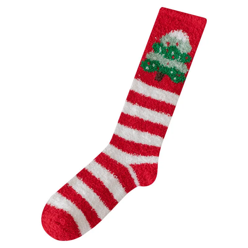 🎅Christmas Sale🎄 New Coral Velvet Calf Socks Christmas Stockings