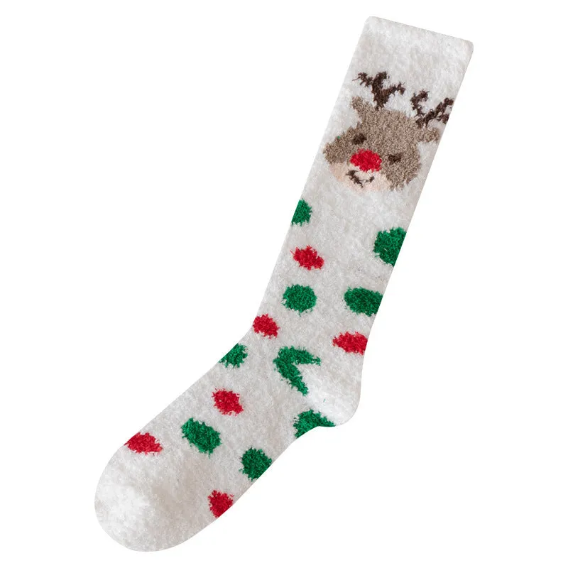 🎅Christmas Sale🎄 New Coral Velvet Calf Socks Christmas Stockings