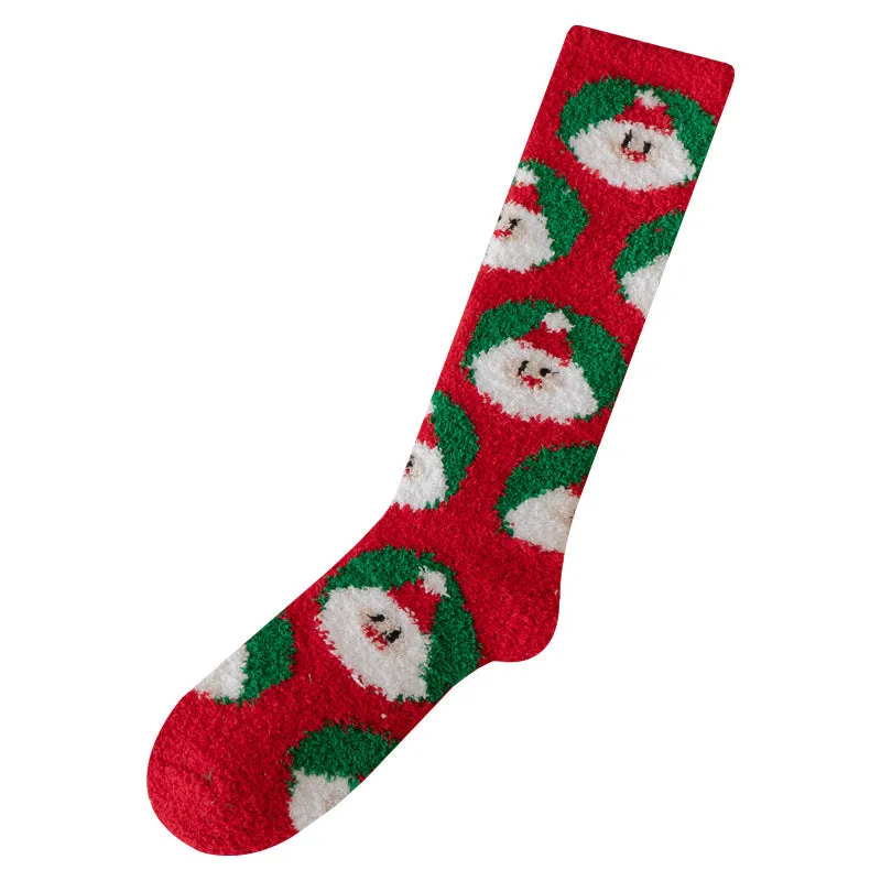 🎅Christmas Sale🎄 New Coral Velvet Calf Socks Christmas Stockings