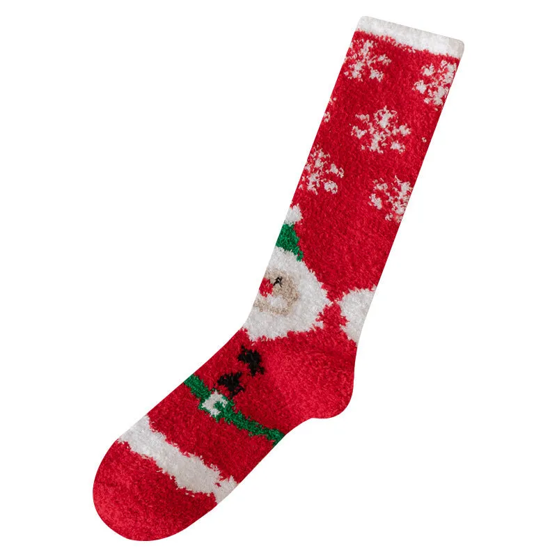 🎅Christmas Sale🎄 New Coral Velvet Calf Socks Christmas Stockings