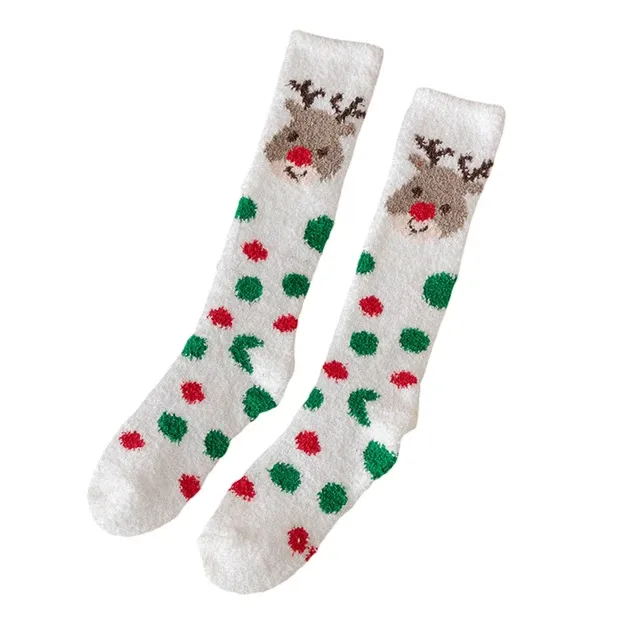 🎅Christmas Sale🎄 New Coral Velvet Calf Socks Christmas Stockings