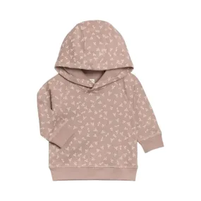 Colored Organics Madison Hooded Pullover - Wilda Floral / Wren