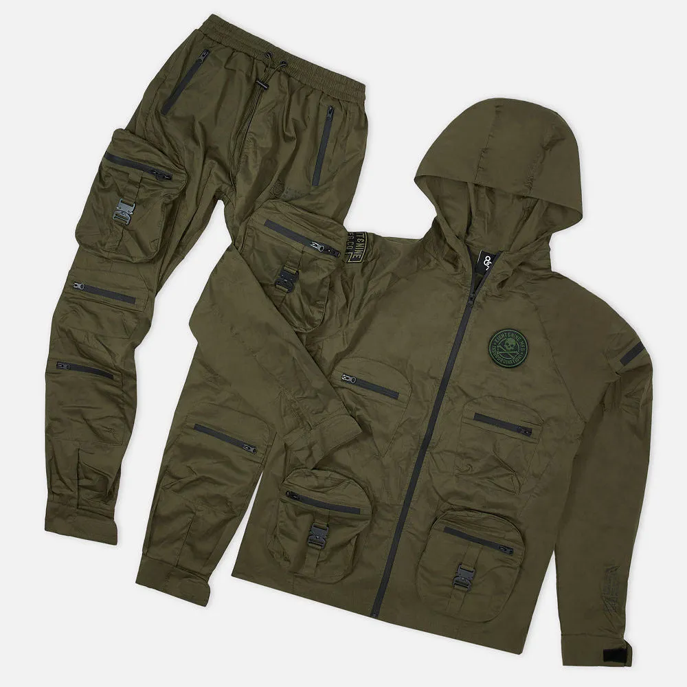 Combat Nylon Jacket Olive