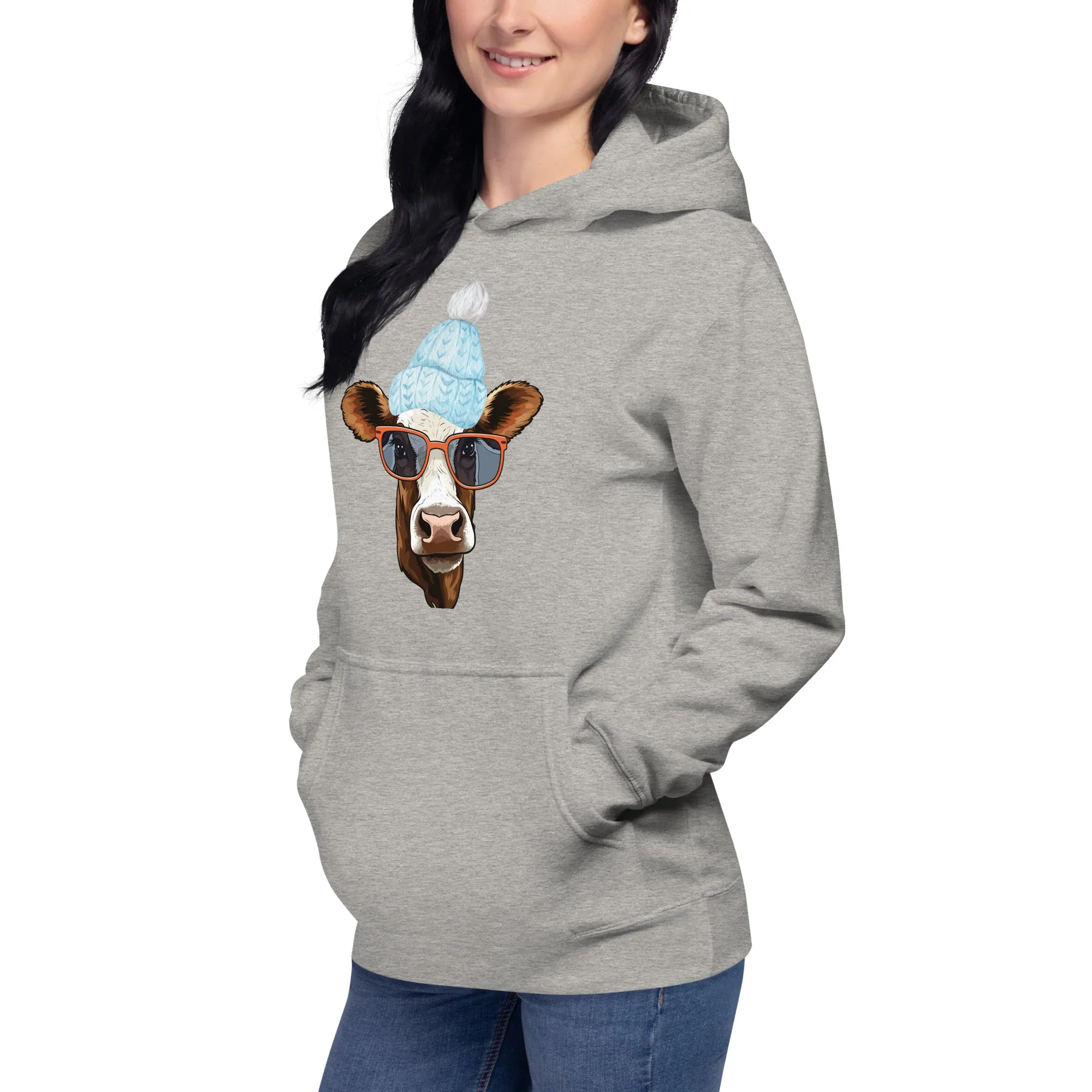 Cow Lovers Cozy Cotton Unisex Hoodie Perfect for Sweatshirt Weather