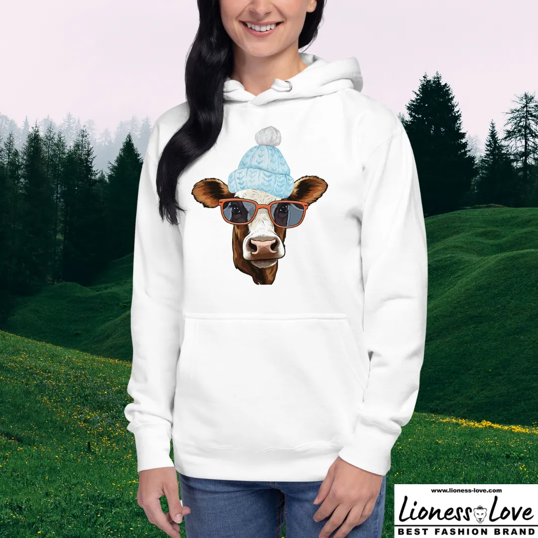 Cow Lovers Cozy Cotton Unisex Hoodie Perfect for Sweatshirt Weather