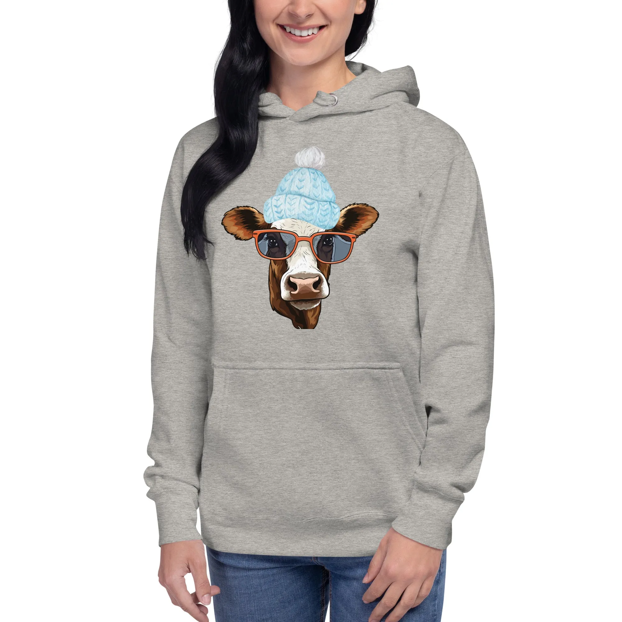 Cow Lovers Cozy Cotton Unisex Hoodie Perfect for Sweatshirt Weather