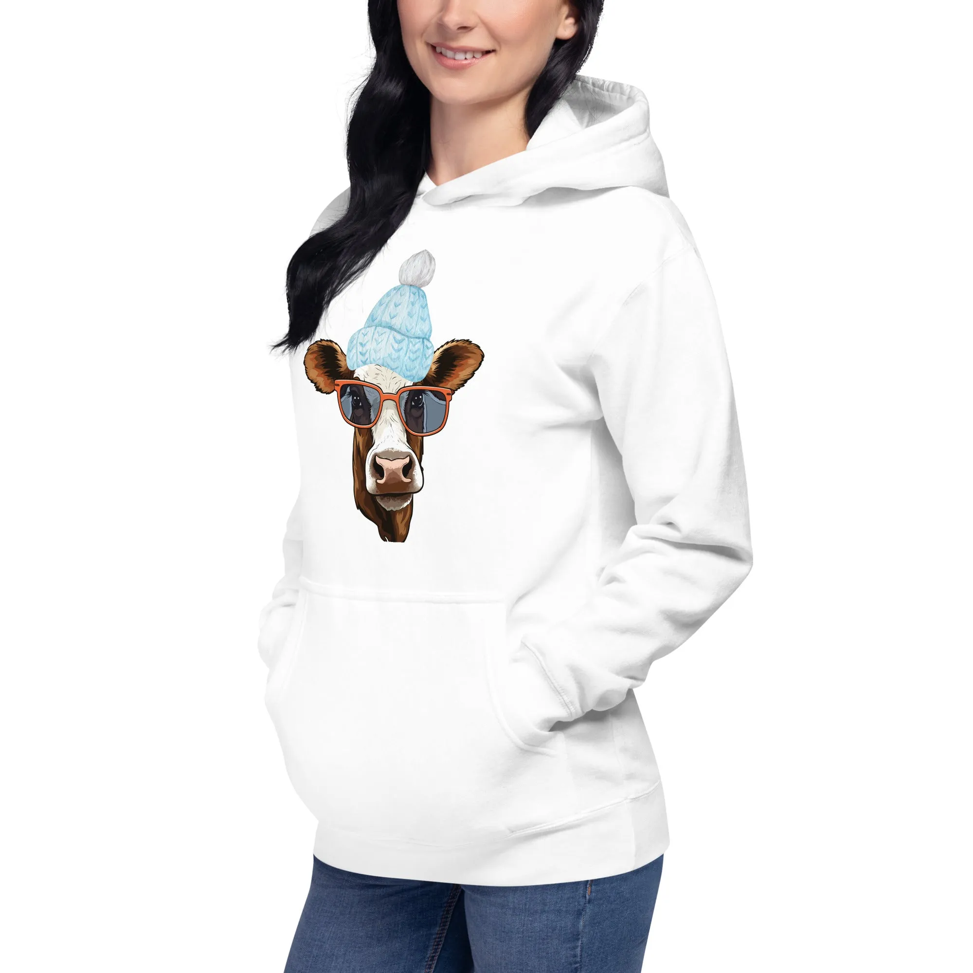 Cow Lovers Cozy Cotton Unisex Hoodie Perfect for Sweatshirt Weather