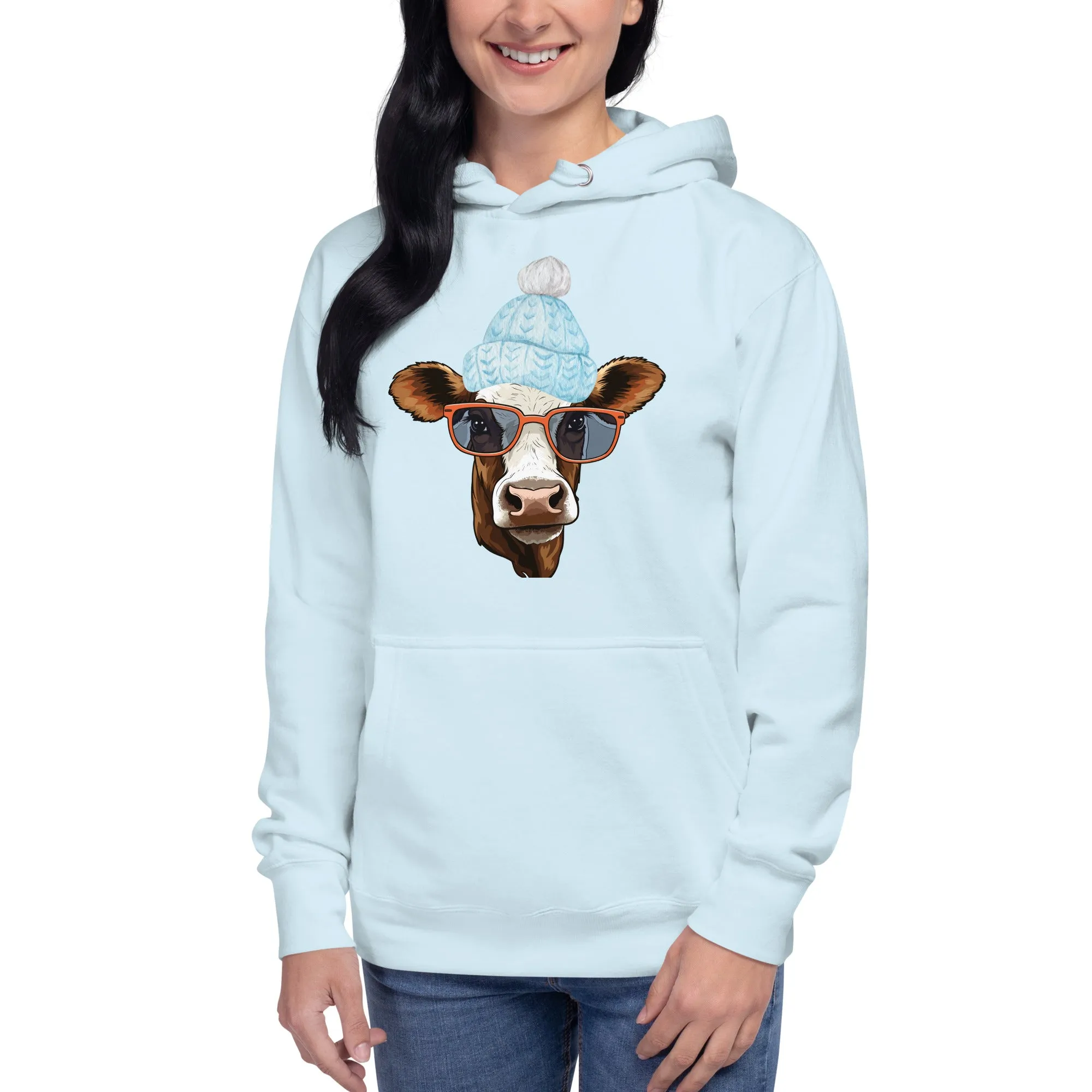 Cow Lovers Cozy Cotton Unisex Hoodie Perfect for Sweatshirt Weather