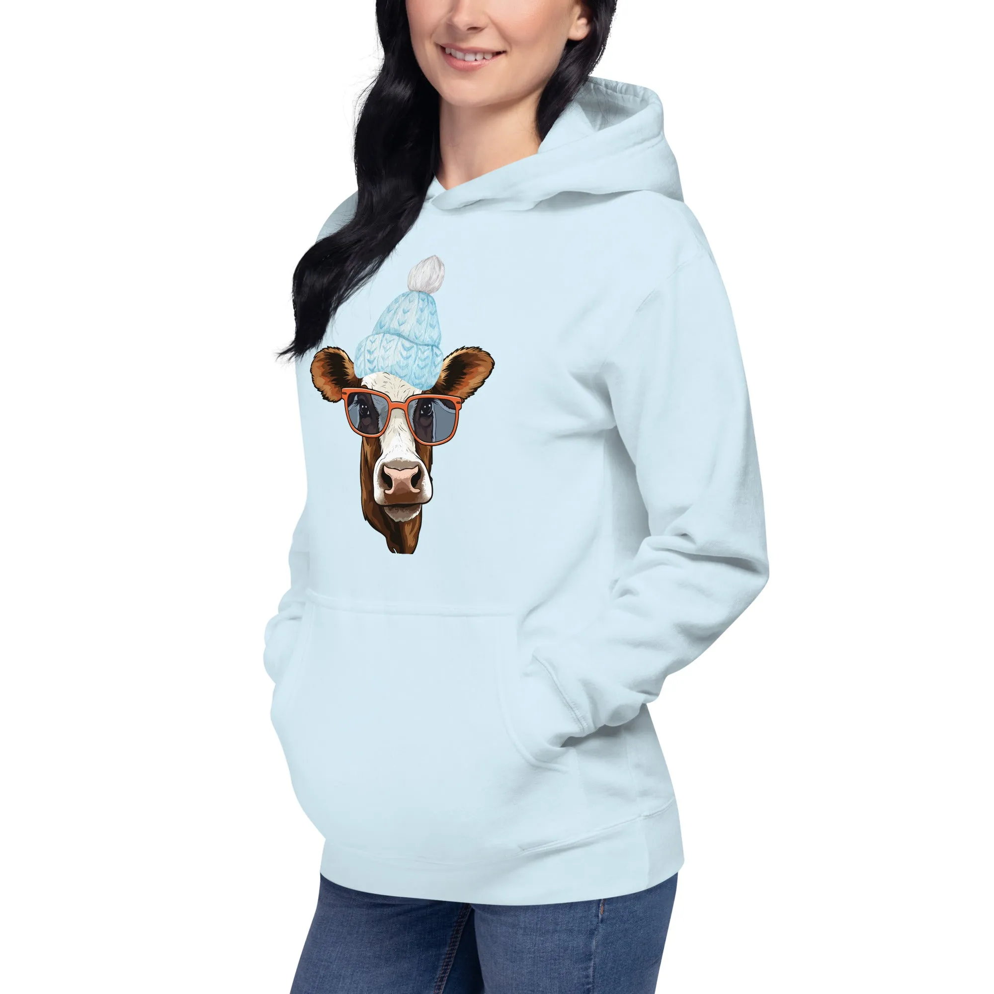 Cow Lovers Cozy Cotton Unisex Hoodie Perfect for Sweatshirt Weather