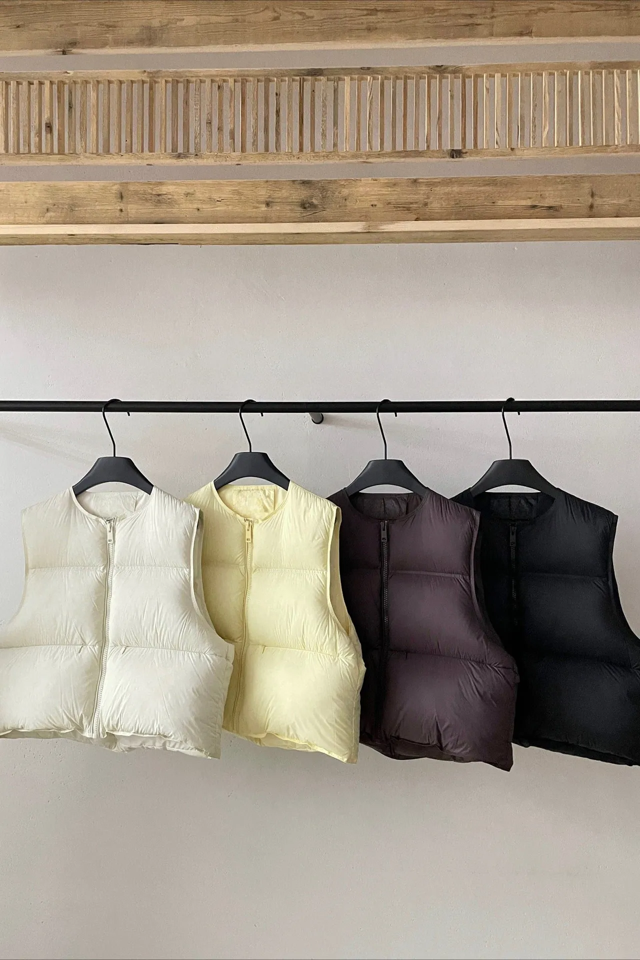 Cozy lightweight down vest | 4 color