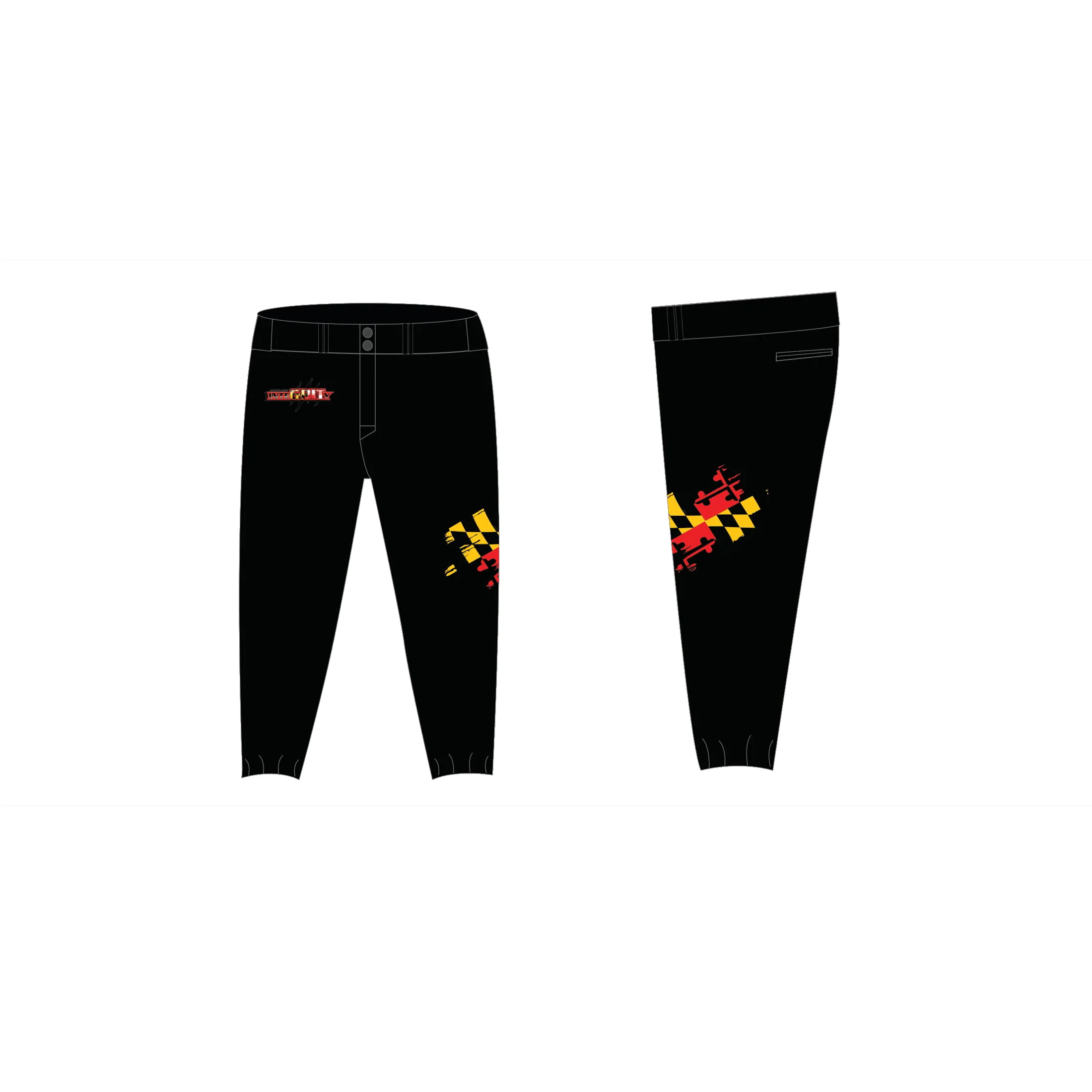 Custom Elite Sublimated Softball Pants