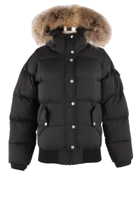 Down Bomber W/ Fur Trim