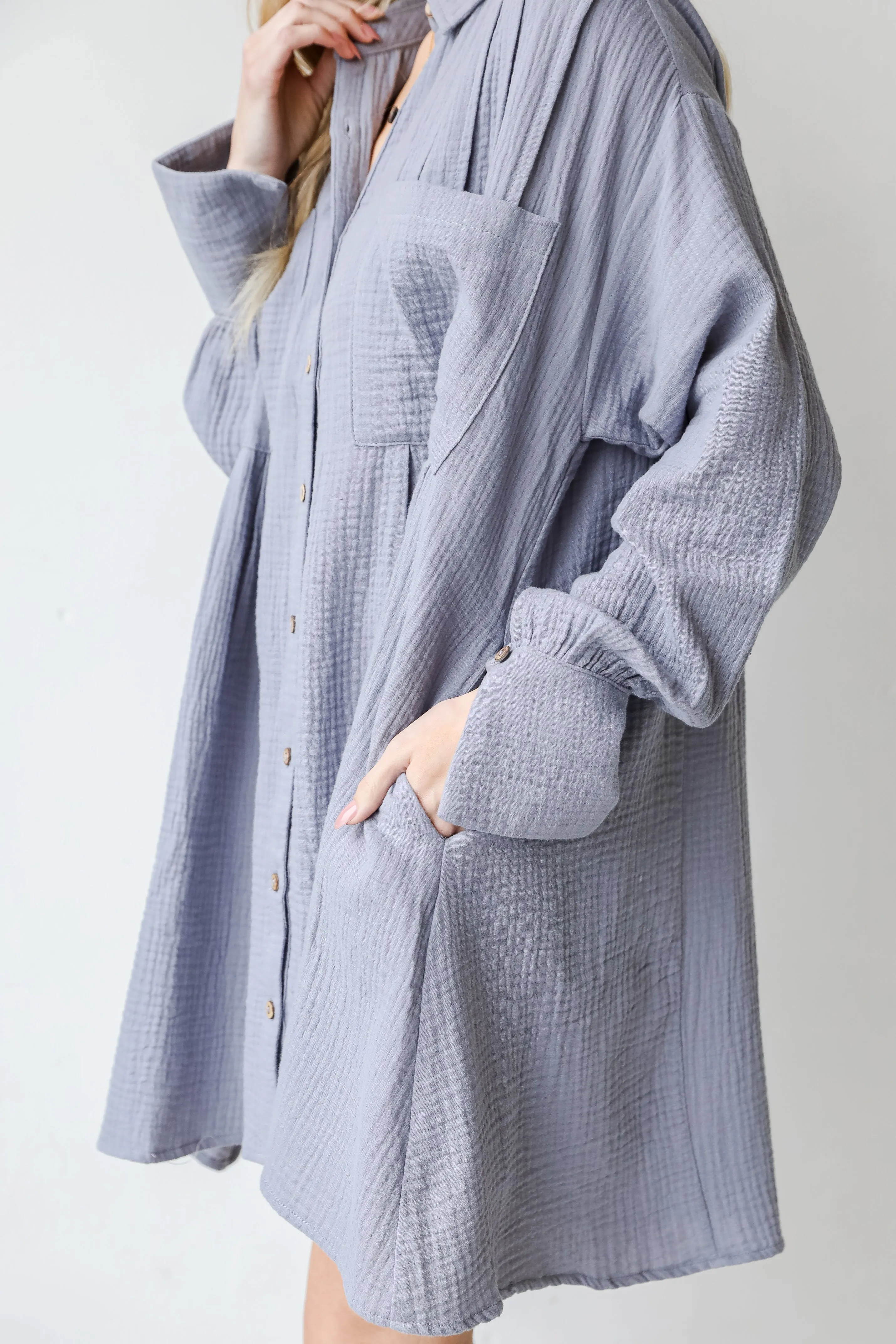 Everyday Darling Linen Mini Dress