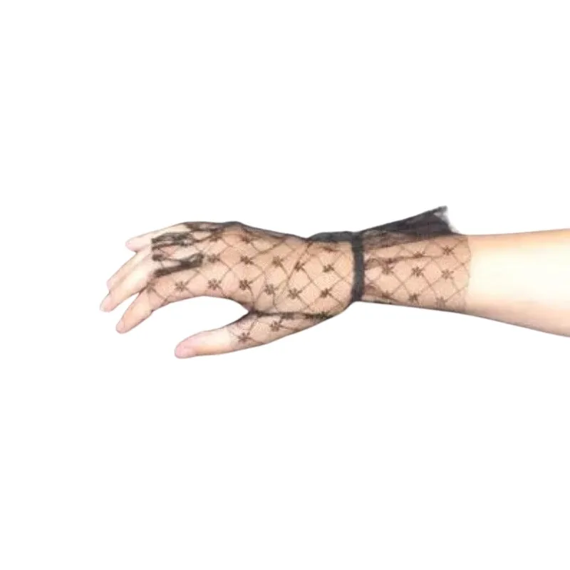 Gloves - Black Lace Fingerless