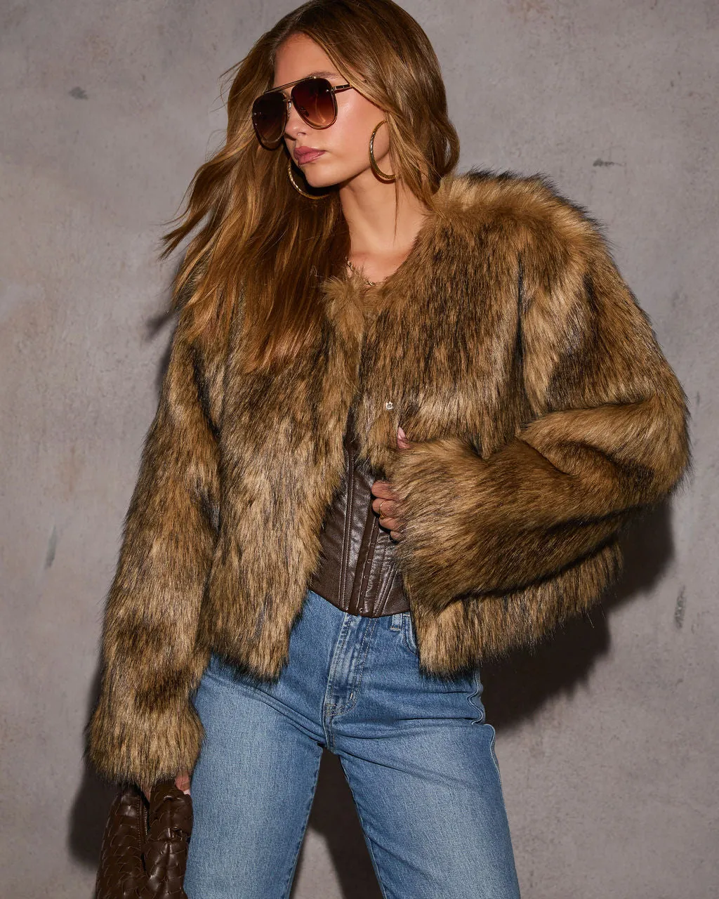 Hello Darling Faux Fur Coat