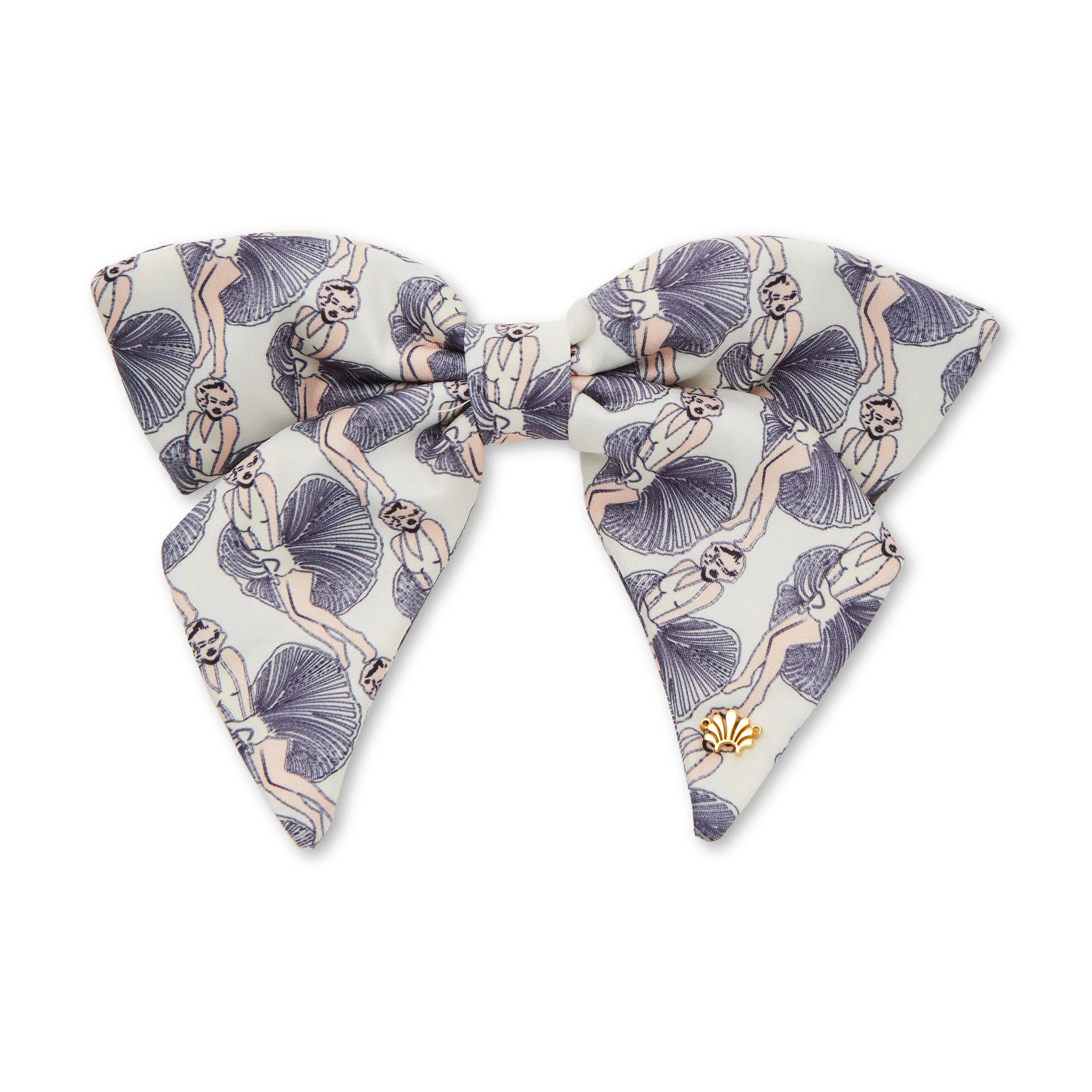 IVORY LELE SADOUGHI X MARILYN MONROE PRINTED BOW